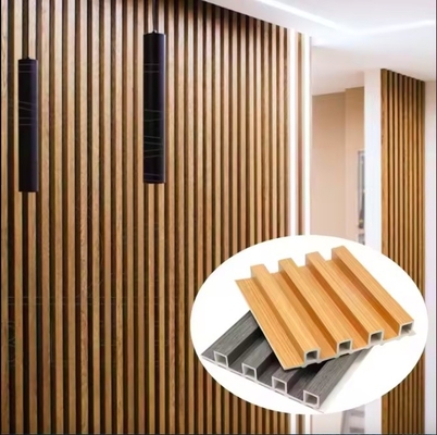 인기가 있는 wpc 벽 패널 실내 장식용 나무 플라스틱 복합 벽 패널 음향 패널 pvc 벽 천장 패널