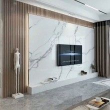 장식 laminated Pvc 내부 wpc 벽 패널을 위해 배경 그릴 디자인