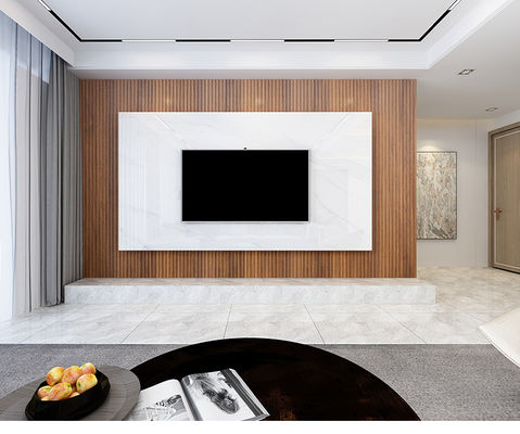 벽용 우드 그레인 장식 PVC 플루티드 WPC 패널