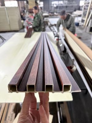 홀 23MM 두께 Wpc 플루팅 벽 패널 외관