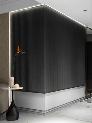 간편한 설치 WPC 벽 패널 야외용 2.9m/3m/맞춤 길이 클립 및 나사 포함