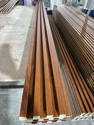 OEM PVC 슬랫 음향 패널 장식 WPC 패널 벽 및 천장용