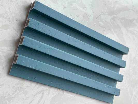 160MM WPC 그릴 슬랫 3D PVC 플루티드 벽 패널 방수