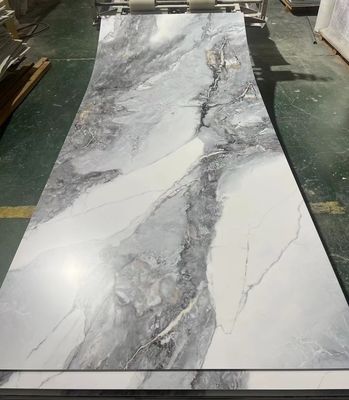 실내 벽 장식용 인기 컬러 UV 대리석 시트, 설치 용이