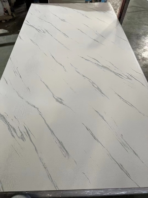 PVC 대리석 판 SPC 돌 플라스틱 벽 패널 친환경 UV 코팅 대리석 판 내부 벽 장식 재료