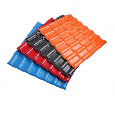 Popular Spanish UPVC roof sheets Brick color R1050 PVC roofing sheets Heat insulation UPVC roof tile Durable ASA film coating UPVC sheets for warehouse's roof