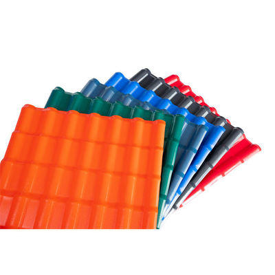 방화 방지 외부 항UV pvc 유파 지붕 엽 Popular UPVC 플라스틱 지붕 타일 ASA 코팅을 가진 합성 타일