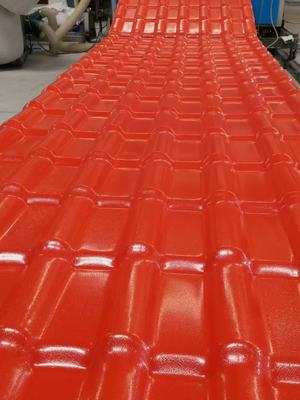 ASA UPVC 지붕 타일 인기가 있는 플라스틱 지붕 타일 외부 식민지 색 스페인어