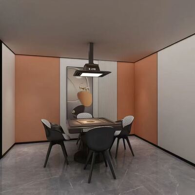 8mm 4ft*8ft 실내 벽 장식용 목재 대형 PVC 벽 패널 탄소 결정 시트