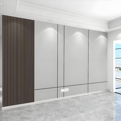 8mm PVC wood veneer 4ft*8ft wooden panel for indoor wall decorative factory sales carbon crystal sheet big pvc wall panel