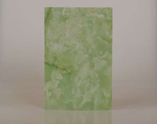 1220*2440mm 상업적인 목욕탕 벽면, Pvc 실내 벽은 녹색을 깝니다
