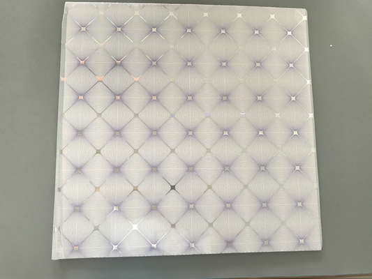 쉬운/청결한 PVC 천장 널 7mm 간격 빛나는 자주색 디자인 설치하십시오