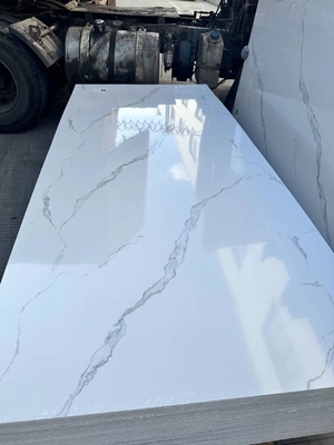 뜨거운 판매 3mm UV 대리석 가닥 흰 PVC 벽 패널 1220*2440mm UV 판 내부 장식 벽